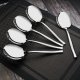 8 Pieces Stainless Steel Serving Spoon, Large Serving Tablespoons, Silver Buffet Serving Spoons Set