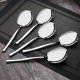 8 Pieces Stainless Steel Serving Spoon, Large Serving Tablespoons, Silver Buffet Serving Spoons Set