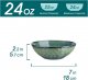 24 oz Grain Bowls, Set of 4 Ceramic Pasta Bowls, Lead-Free Soup Bowls, Dishwasher and Microwave Safe